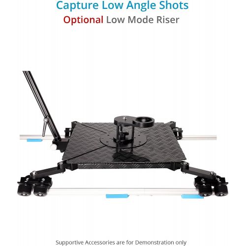 프로 [아마존베스트]New! PROAIM Supreme Professional Cinema Dolly + 12ft Straight Track, Bazooka, Seat + Flight Cases | Heavy-Duty Aluminum Dolly for Video Movie Film Production for Cameras up to 150k