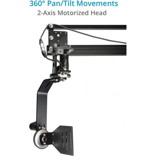 프로 [아마존베스트]Proaim Professional Motorized Jr. Pan Tilt Head with 12V Joystick Control for DSLR Video Cameras Camcorders up to 6kg/13.2lb for Jib Crane Tripod + Carrying Bag (PT-JR)