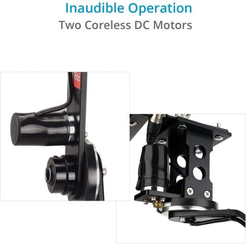 프로 [아마존베스트]Proaim Professional Motorized Jr. Pan Tilt Head with 12V Joystick Control for DSLR Video Cameras Camcorders up to 6kg/13.2lb for Jib Crane Tripod + Carrying Bag (PT-JR)