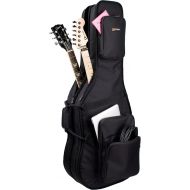 [아마존베스트]Protec CF234DBL Double Electric Guitar Gig Bag, Gold Series (Fits Strat, Tele, & Les Paul Shaped Guitars)