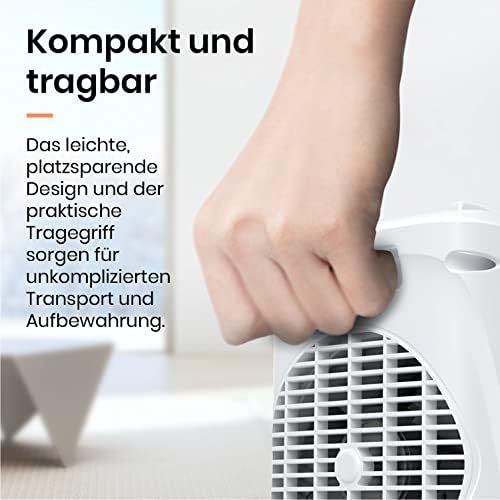 프로 [아마존베스트]Pro Breeze 2000 W Mini Ceramic Fan Heater with Cold Setting, Three Power Levels - for Use in the Office, Living Room, Bedroom or Patio - White
