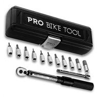 자전거 정비 공구 수리PRO BIKE TOOL 1/4 Inch Drive Click Torque Wrench Set  2 to 20 Nm  Bicycle Maintenance Kit for Road & Mountain Bikes - Includes Allen & Torx Sockets, Extension Bar & Storage Box