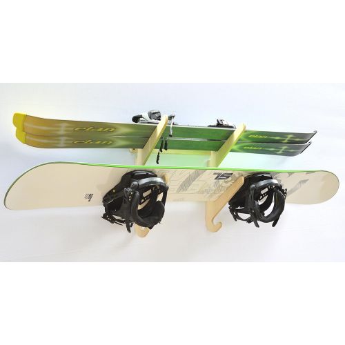 프로 Pro Board Racks The Lifty Snowboard Wall Rack (Holds 2)