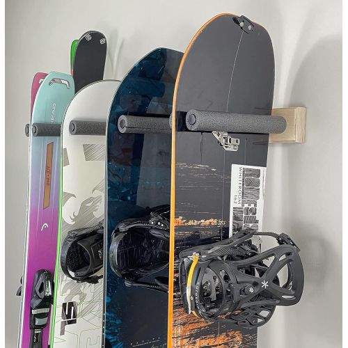 프로 Pro Board Racks Snowboard Ski Wall Mounted Storage Rack