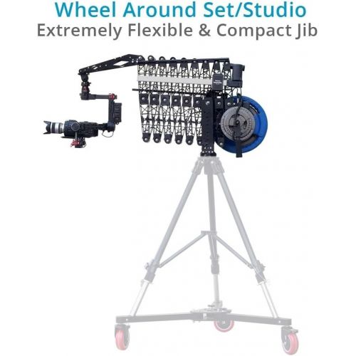 프로 PROAIM Powermatic Scissor 17ft Retract - Telescopic Electronic Camera Crane for 3-Axis Camera Gimbals - DJI Ronin, Movi | for Film, Cinema, Movie, Video, TV Productions | Flight Ca