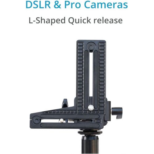 프로 PROAIM Vario 4-in-1 Multifunctional Rig - Hi-Hat, Shoulder Rig, Monopod & Stabilizer for DSLR Video Camera up to 15 kg33 lbs | Best Portable Handheld Travel Support Rig with FREE