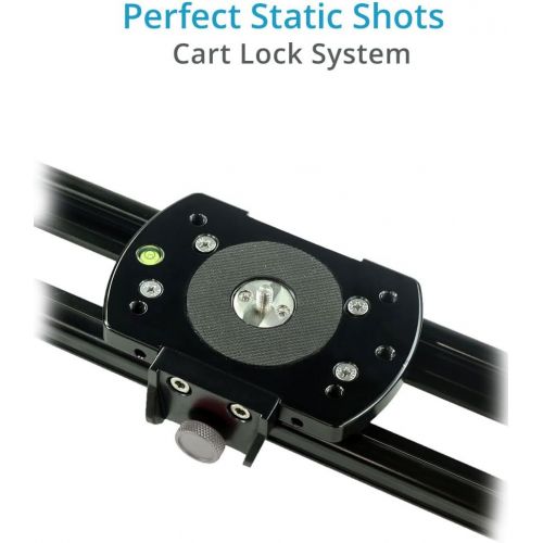 프로 PROAIM ZEAL 48”122cm Camera Video Slider with 20kg44lb Load Capacity (P-ZL-S4) DSLR Track Dolly Rail Slider System | Professional Camcorder Slider Tripod Compatible