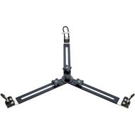 PROAIM Aluminum Telescopic Spreader for All Tripods with Twin Spiked Feet | Compatible with Heavy Duty Tripods up to 400kg  880lb | Secure Tripod Mounting + Foldable Design (P-AL-
