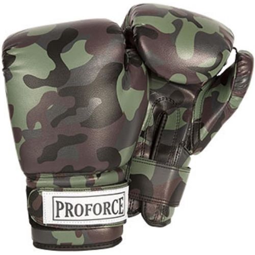 프로 Pro Force Proforce Fitness Boxing Gloves - Camo - 12 oz.