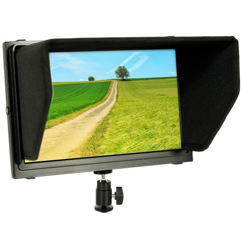 프로 ProAm USA Iris Pro XL2 10.1 Dual HDMI On Camera DSLR LCD Monitor Compatible with Canon, Sony and Nikon Cameras