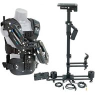 PROAIM Zest Electronic Power Stabilizer (5-15kg) with Flycam Vista-II Arm Vest | Dual Arm Body Mount Stabilization System for Sony Arri RED Film Cinema Broadcast Camera Camcorders