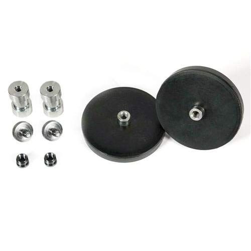 프로 ProAm Rubber Coated Filmmaking Vehicle Magnet Mounts, 2 Pack