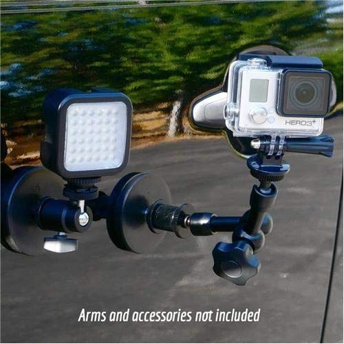 프로 ProAm Rubber Coated Filmmaking Vehicle Magnet Mounts, 2 Pack