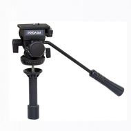 PROAIM 75mm Fluid Drag Pan Tilt Head + Adjustable Handle for Tripod Stand, Dolly for Canon Nikon Sony DSLR Video Camera Camcorder Up to 3kg6.6lb (P-FL-DH)