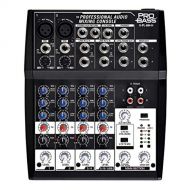 Pro Bass PL-804 Professional Audio Mixing Console 8 Channels, 3 Bands EQ +48 Phantom Power