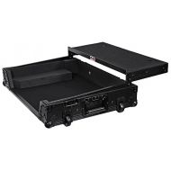 Pro-X ProX XS-DJ808WLTBL Black Travel Case+Wheels 4 Roland DJ-808+Sliding Laptop Shelf