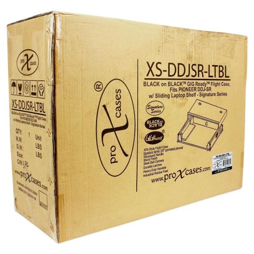 프로 Pro-X Pro X Cases PIONEER DDJ-SR XS-DDJSR-LTBL BLACK FLIGHT - laptop Shelf