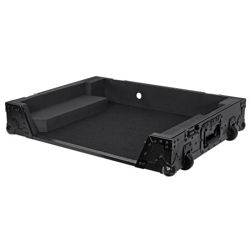 프로 Pro-X ProX XS-DJ808WBL Black Travel Flight Case w Wheels For Roland DJ-808 Controller