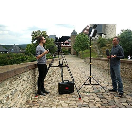 프로 PROAIM Proaim Universal Professional Teleprompter Kit for iPadTabletTabSmartphoneiPhoneDSLR Video Camera Camcorder for Film & Video Production, Online & Social Media Videos | Free Ha