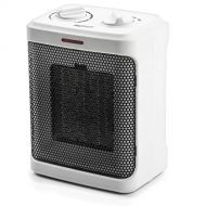 Pro Breeze Space Heater ? 1500W Electric Heater with 3 Operating Modes and Adjustable Thermostat - Room Heater for Bedroom, Home, Office and Under Desk - White