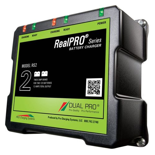  PRO Charging Systems Dual Pro Recreation Series Dual Output Charger, 2-Bank/6-amp RS2