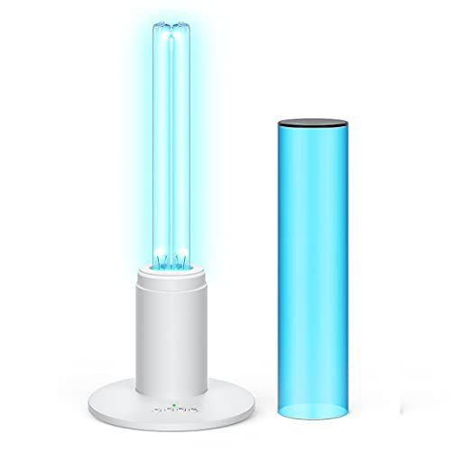  PROALLER UV Germicidal Lamp 36W Disinfection Quartz Lamp with Ozone Sterilization, Remote Control Timer 15 min/ 30 min / 1 Hour, Lamp Cover for Car Living Room Bedroom Household Kitchen Hot