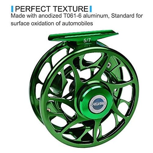  [아마존베스트]ProberoS Fly Fishing Reel Fly Reel, CNC Machined Aluminium Alloy Body Large Arbour Coil, 5/7 7/9 9/10 Wt