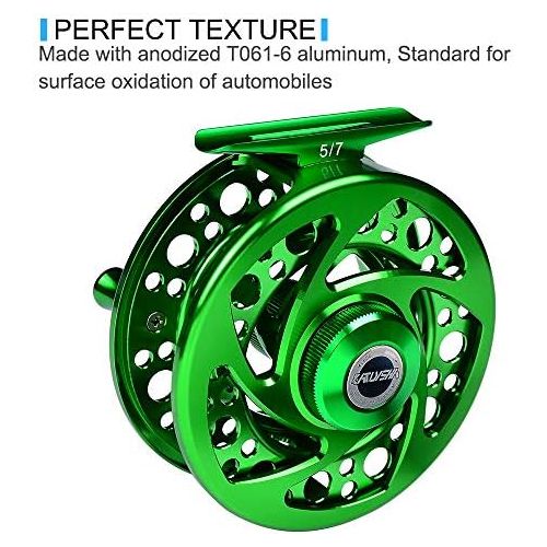  [아마존베스트]ProberoS Fly Fishing Reel Fly Reels CNC Machined Aluminium Alloy Body Large Arbour Spool