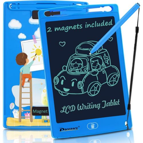  [아마존 핫딜] [아마존핫딜]PROGRACE LCD Writing Tablet for Kids Learning Writing Board Magnetic Erase LCD Writing Pad Smart Doodle Drawing Board for Home School Office Portable Electronic Digital Handwriting