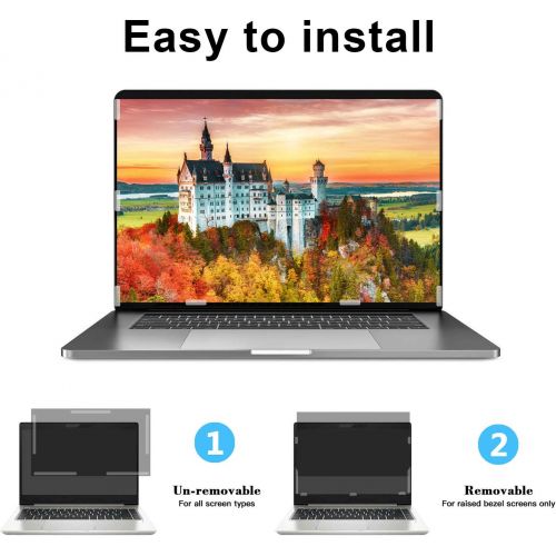  [아마존베스트]PROMAS 14 Inch Privacy Screen Filter for 16:9 Widescreen Display, 14 Laptop Anti Blue Light Anti Glare Screen Protector Blocks 96% UV and Anti-Scratch