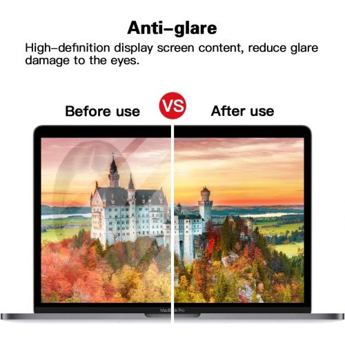  [아마존베스트]PROMAS 14 Inch Privacy Screen Filter for 16:9 Widescreen Display, 14 Laptop Anti Blue Light Anti Glare Screen Protector Blocks 96% UV and Anti-Scratch