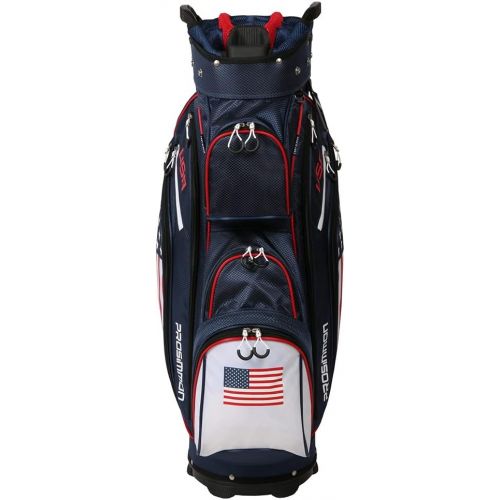  PROSiMMON Golf DRK 14 Way Cart Bag, USA Flag