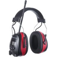 AM FM Radio Headphones with Digtal Display, 25dB NRR Ear Protection Ear Muffs, Noise Reduction Hearing Protectors