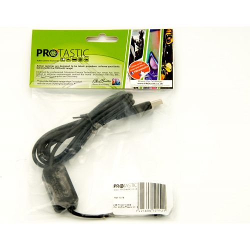  PROtastic Batterie Eliminator USB Netzteil Kabel fuer GoPro Hero3+ und hero4 Action Kameras