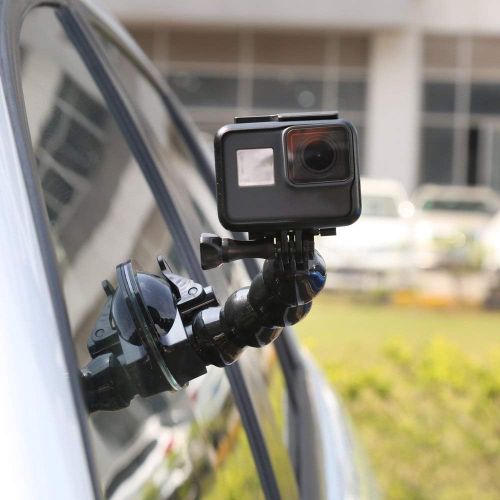  PROtastic 7Cm Suction Cup Flexible Gooseneck Mount for Compact Cameras, Phones, Gopro Hero and Sjcam Action Cameras