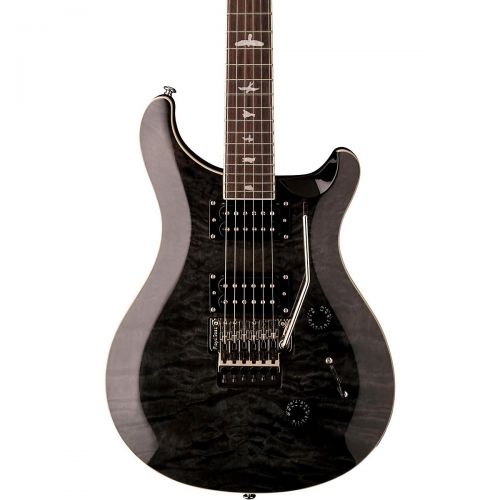  PRS SE Floyd Custom 24 Quilt Top Electric Guitar Gray Black