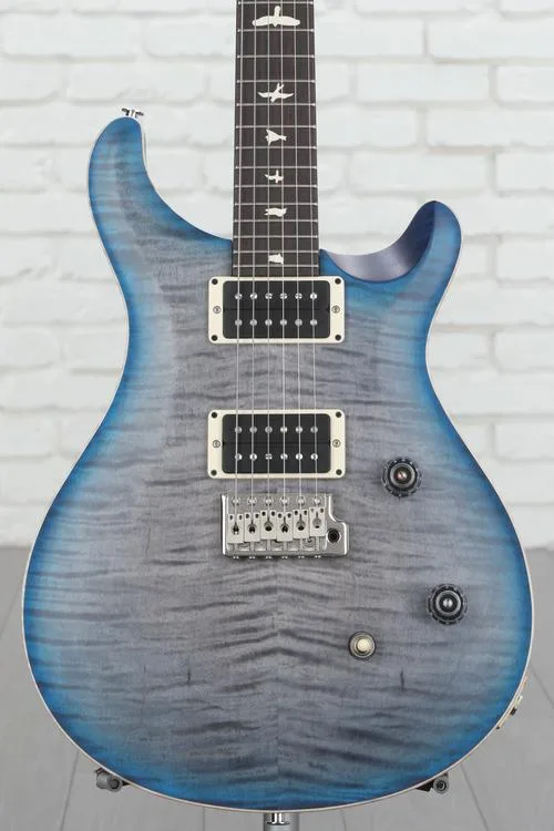 PRS Limited-edition CE 24 Electric Guitar - Nitro Satin Faded Grey Black Blue Burst