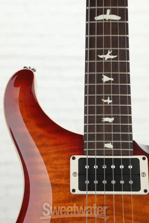  PRS CE 24 Electric Guitar - Dark Cherry Sunburst Demo