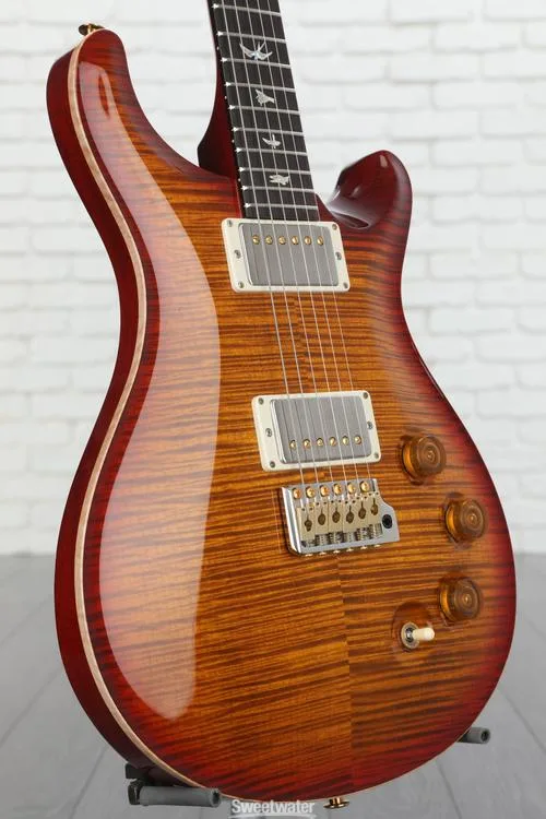  PRS DGT Electric Guitar with Bird Inlays - Dark Cherry Burst 10-Top Demo