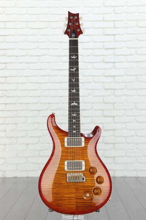  PRS DGT Electric Guitar with Bird Inlays - Dark Cherry Burst 10-Top Demo