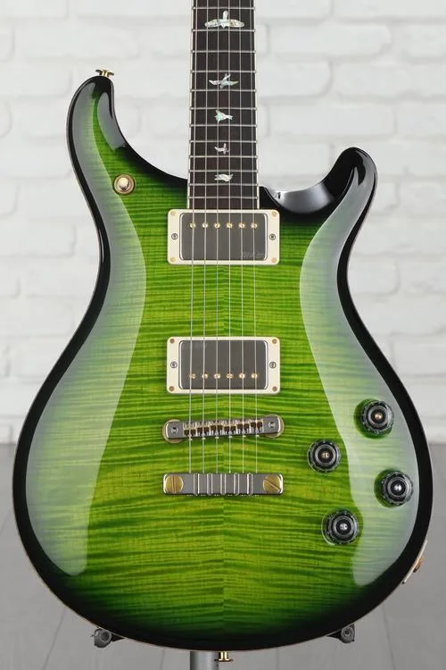 PRS McCarty 594 Electric Guitar - Eriza Verde Smokeburst, 10-Top