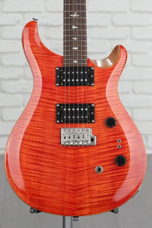 PRS SE Custom 24-08 Electric Guitar - Blood Orange Demo