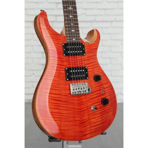  PRS SE Custom 24-08 Electric Guitar - Blood Orange Demo