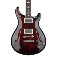 PRS McCarty 594 Hollowbody II Electric Guitar - Fire Red Smokewrap Burst