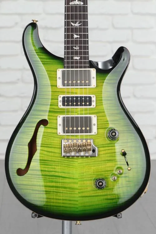 PRS Special Semi-Hollow 10-Top Electric Guitar - Eriza Verde Smokeburst