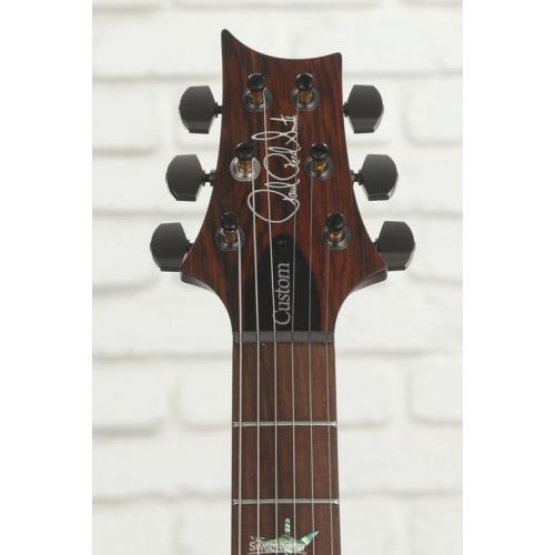  PRS Wood Library Custom 24 Electric Guitar - Satin Charcoal Purple Burst