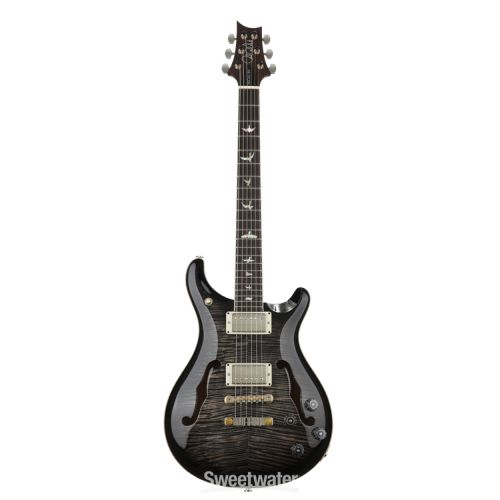  PRS McCarty 594 Hollowbody II Electric Guitar - Charcoal Burst 10-Top