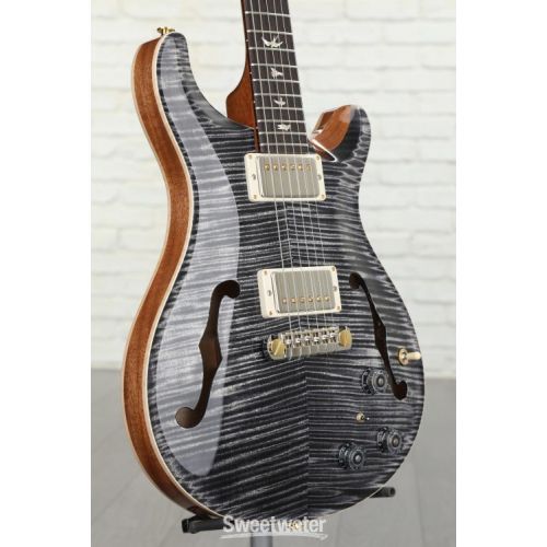  PRS Hollowbody II Piezo Electric Guitar - Charcoal 10-Top