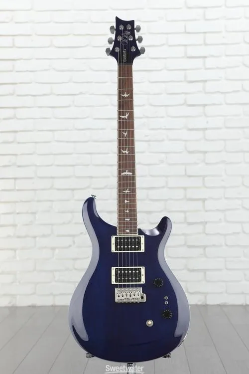  PRS SE Standard 24-08 Electric Guitar - Translucent Blue Demo