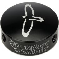 PRS Barefoot Button V1 Standard Footswitch Cap - Black w/PRS Bird